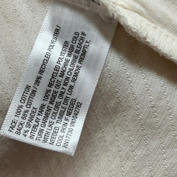 Goodfellow & Co  Men's Quilted Snap Pullover
Sweatshirt Ivory Various Sizes - Picture 10 of 13